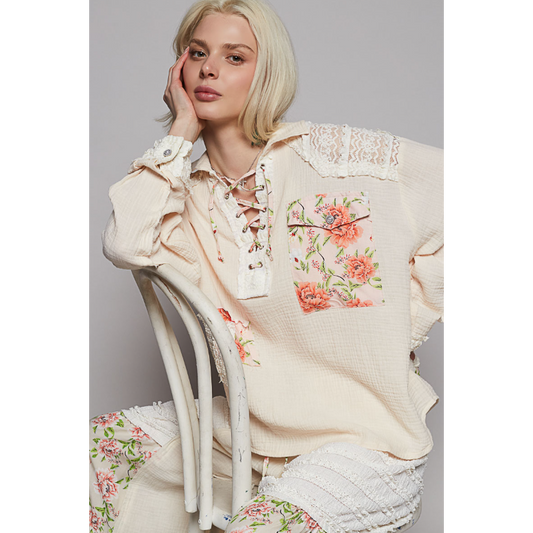 Bring it On Home Cotton Gauze Top