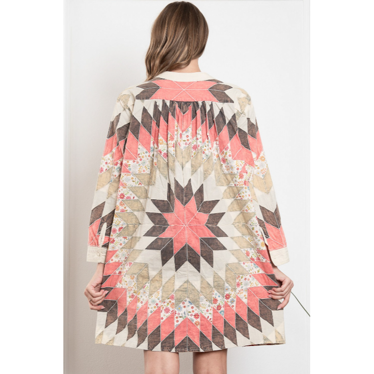 All the Vibes Quilted Hi-Lo Top