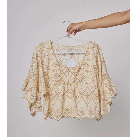 Mykonos Eyelet Top