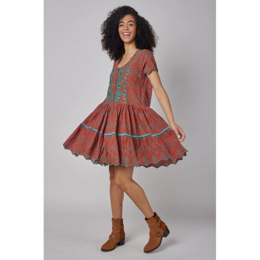 Norwegian Wood Embroidered Dress