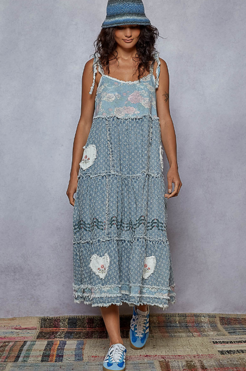 Piece Of My Heart Twill Dress