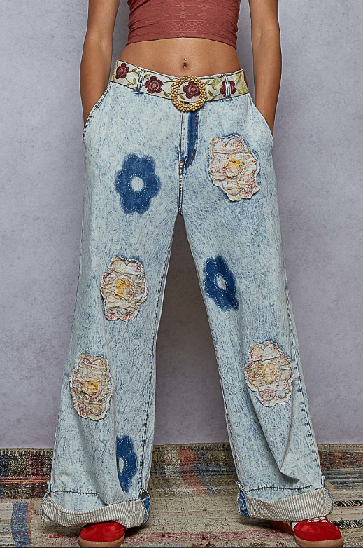 Flower Child Blues Jeans