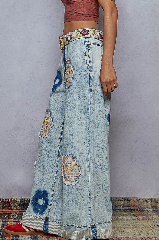 Flower Child Blues Jeans