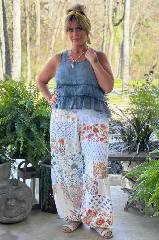 Sunrise Patchwork Pants