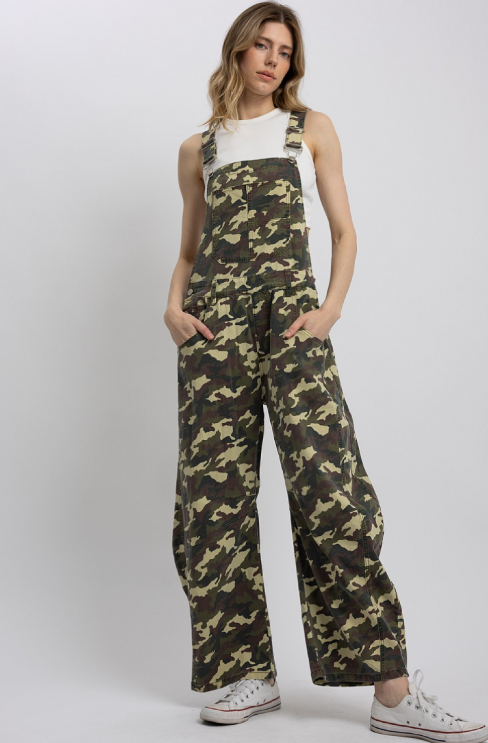 Kick Grass Camo Overalls