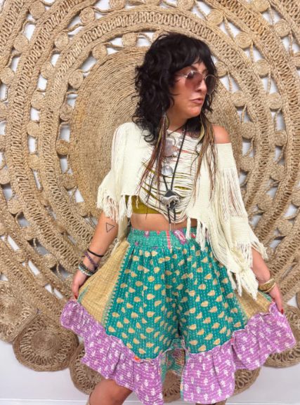 Lover Kantha Culottes