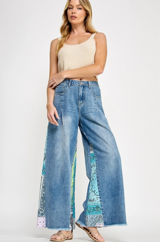 Love, Peace & Bandanas Jeans