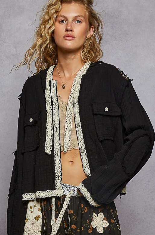 The Long Run Gauze Hooded Jacket