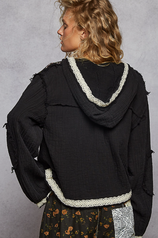 The Long Run Gauze Hooded Jacket