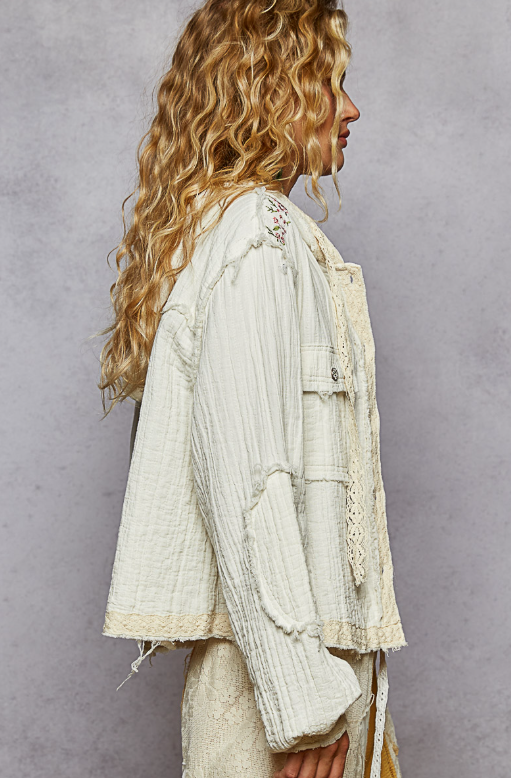 The Long Run Gauze Hooded Jacket