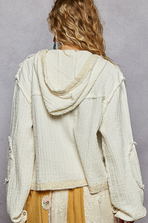 The Long Run Gauze Hooded Jacket