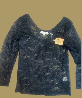 Scoop Neck Lace Layering Tops