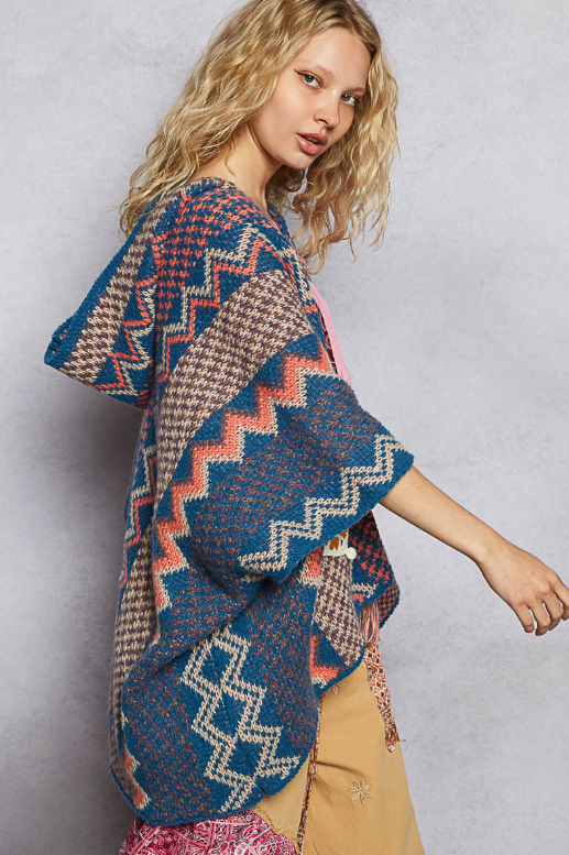 Nomad Drift Hooded Poncho