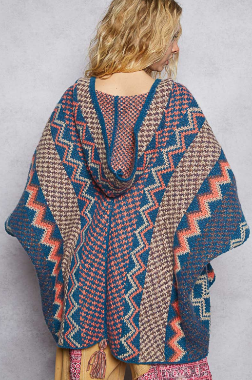 Nomad Drift Hooded Poncho