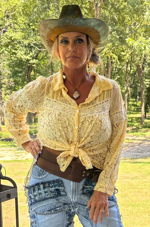 Floral Medley Lace Top