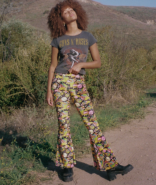 Disco Funk Velvet Flares