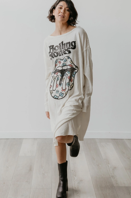 Rolling Stones Flower Power Dress
