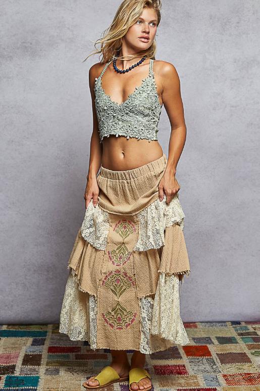 Garden Walks Maxi Skirt