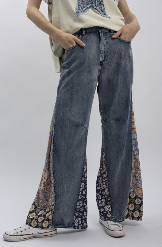 Never Better Patchwork Flares