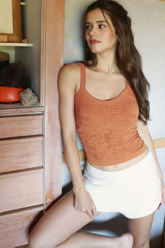 Lace Spaghetti Strap Tank
