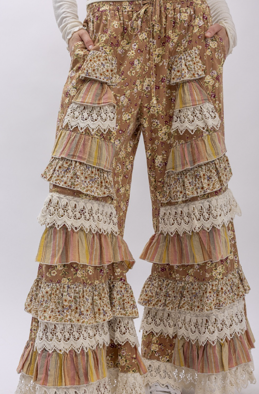 Golden Days Ruffle Pants
