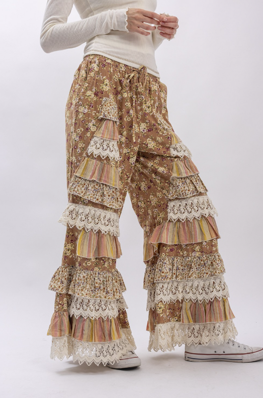 Golden Days Ruffle Pants