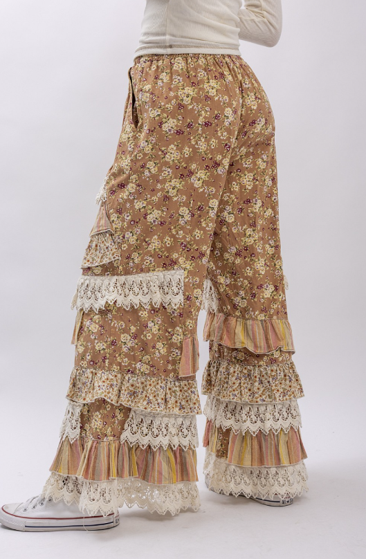 Golden Days Ruffle Pants