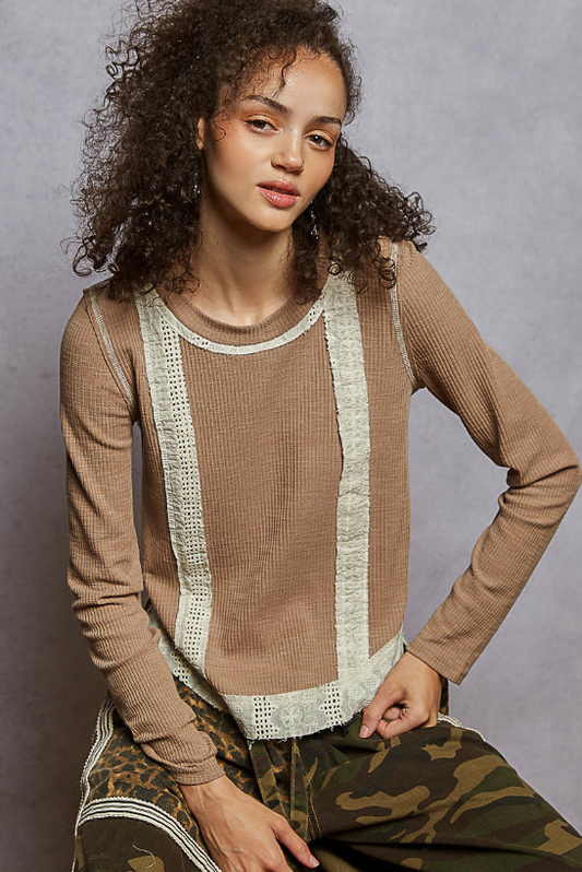 Down the Line Ribbed Top