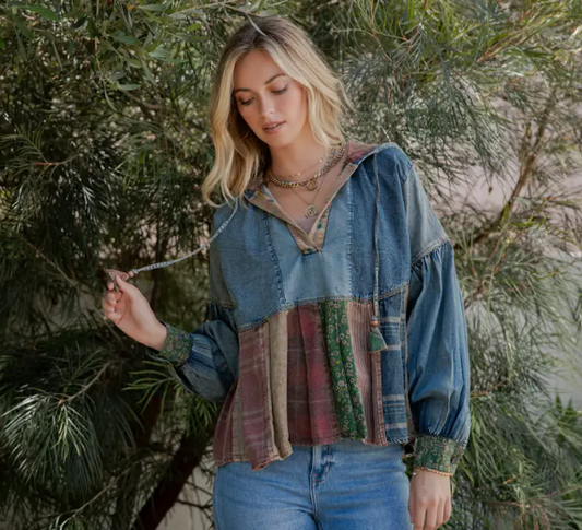 Lovelight Patchwork Hoodie