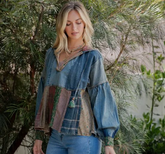 Lovelight Patchwork Hoodie