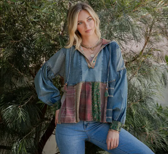 Lovelight Patchwork Hoodie