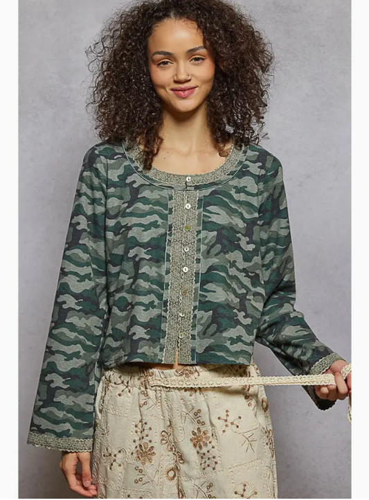 I Will Survive Camo Top *Final Sale*