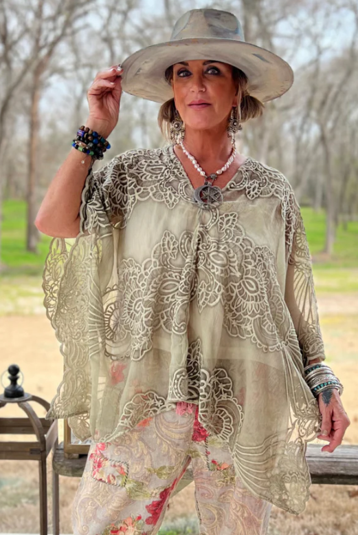 Garden Bliss Poncho