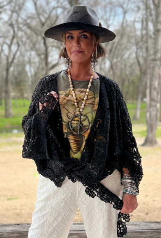 Garden Dreams Crochet Wrap