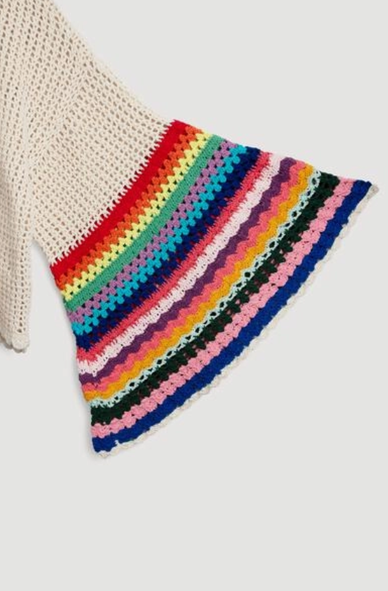 Rainbow Knit Cardigan