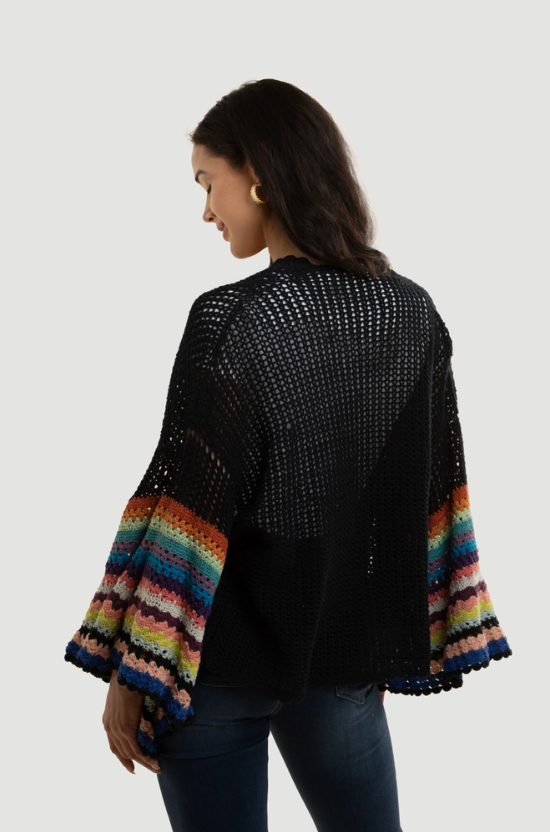 Rainbow Knit Cardigan