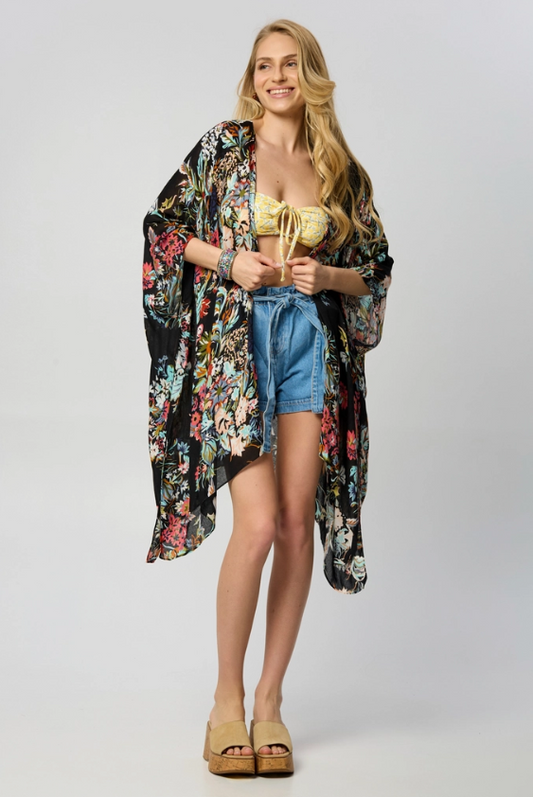 Wild Blooms Kimono