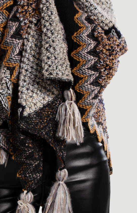 Misty Morning Poncho Cardigan