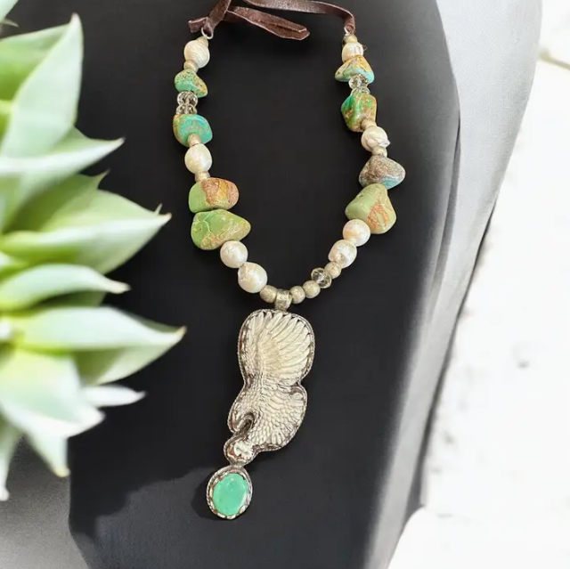 Eagle Turquoise Necklace