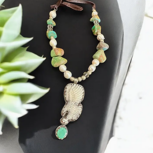 Eagle Turquoise Necklace