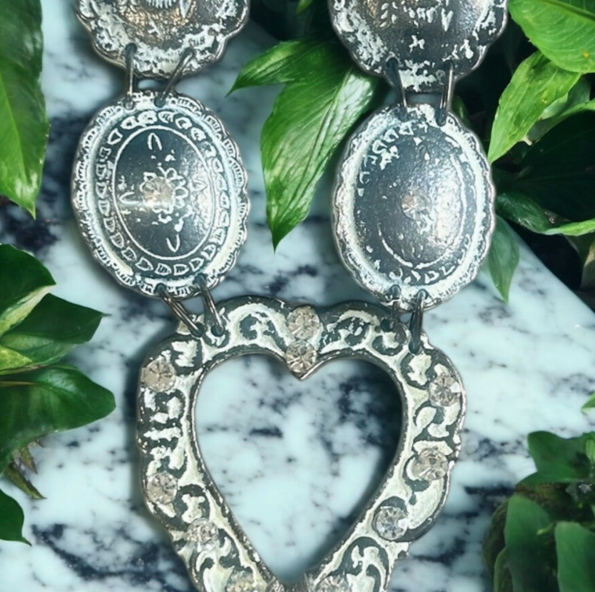 Carved Concho Necklace