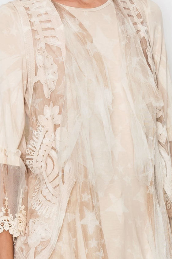 Hidden in the Stars Tulle Duster