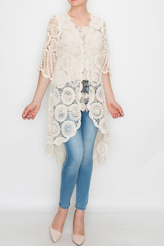 Full Circle Crochet Duster