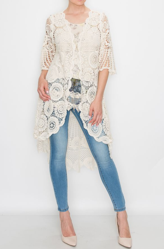 Full Circle Crochet Duster