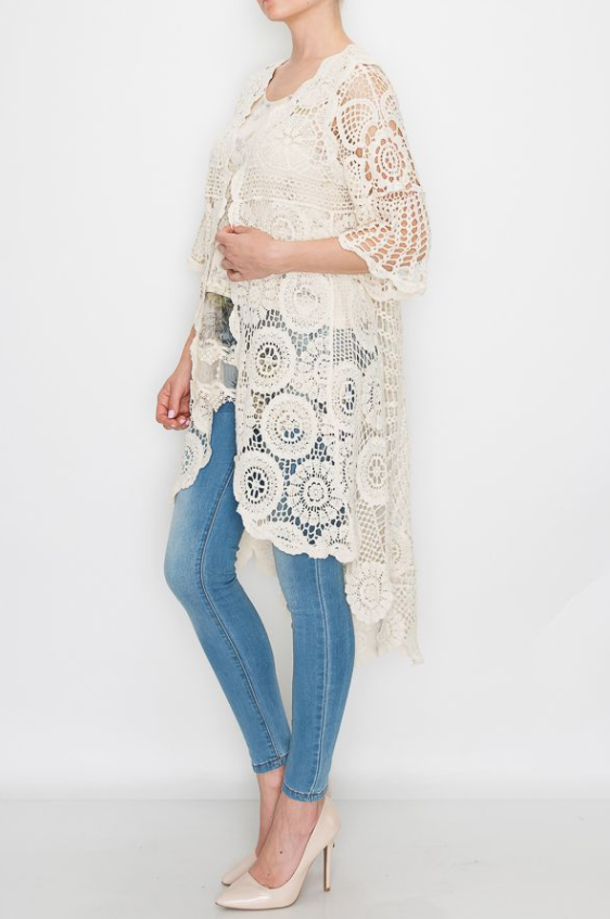 Full Circle Crochet Duster