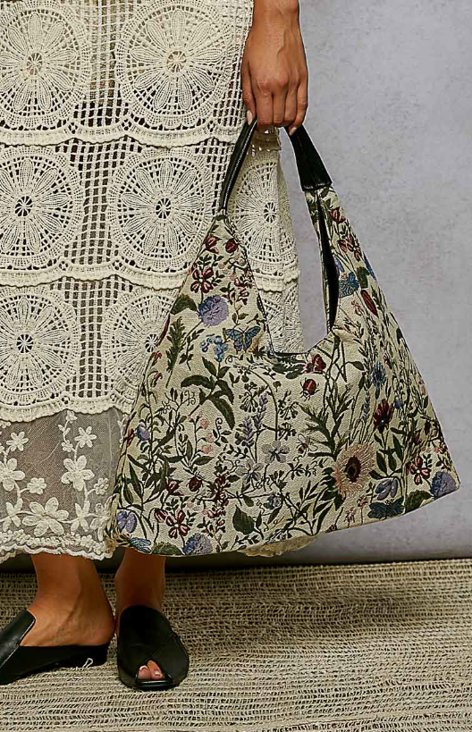 Flower Garden Hand Bag