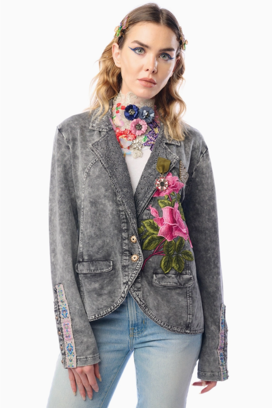 Madame French Terry Blazer