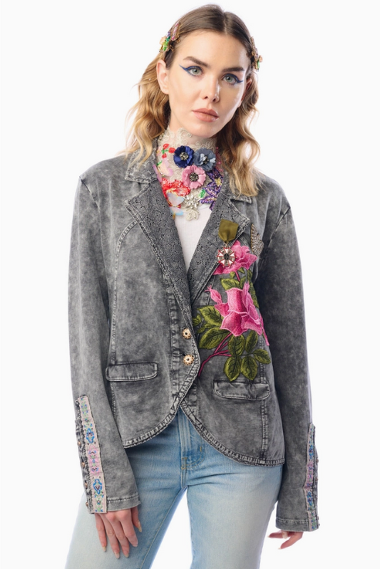 Madame French Terry Blazer