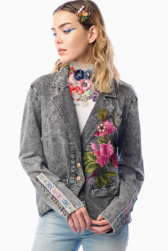 Madame French Terry Blazer