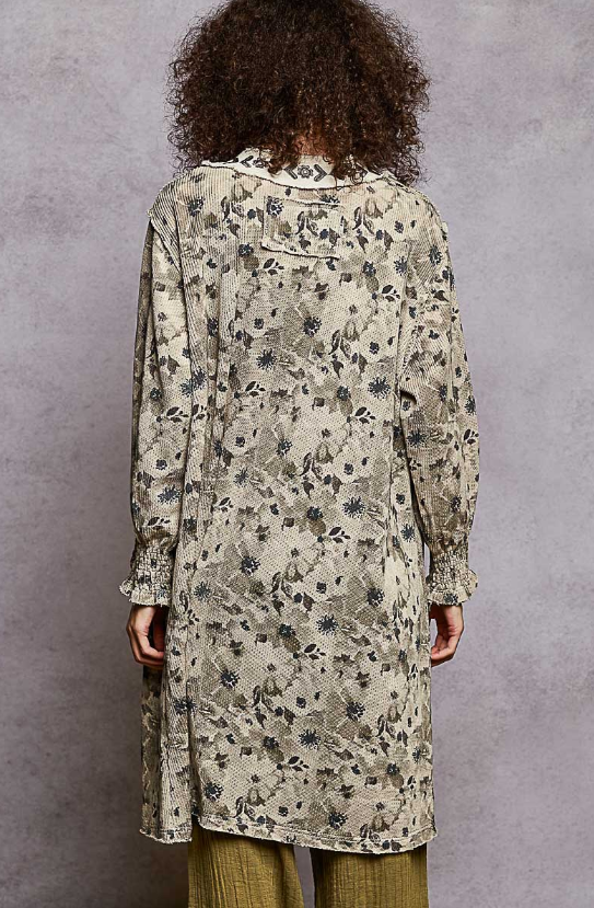 Miss You Floral Knit Cardigan Duster